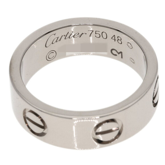 CARTIER Silver Love Ring #48 - Picture 4 of 7